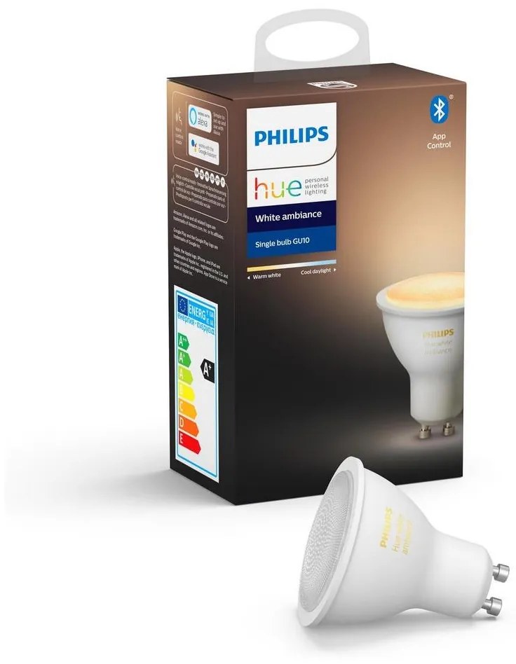 LED Димируема крушка Philips Hue WHITE AMBIANCE 1xGU10/4,3W/230V 2200-6500K