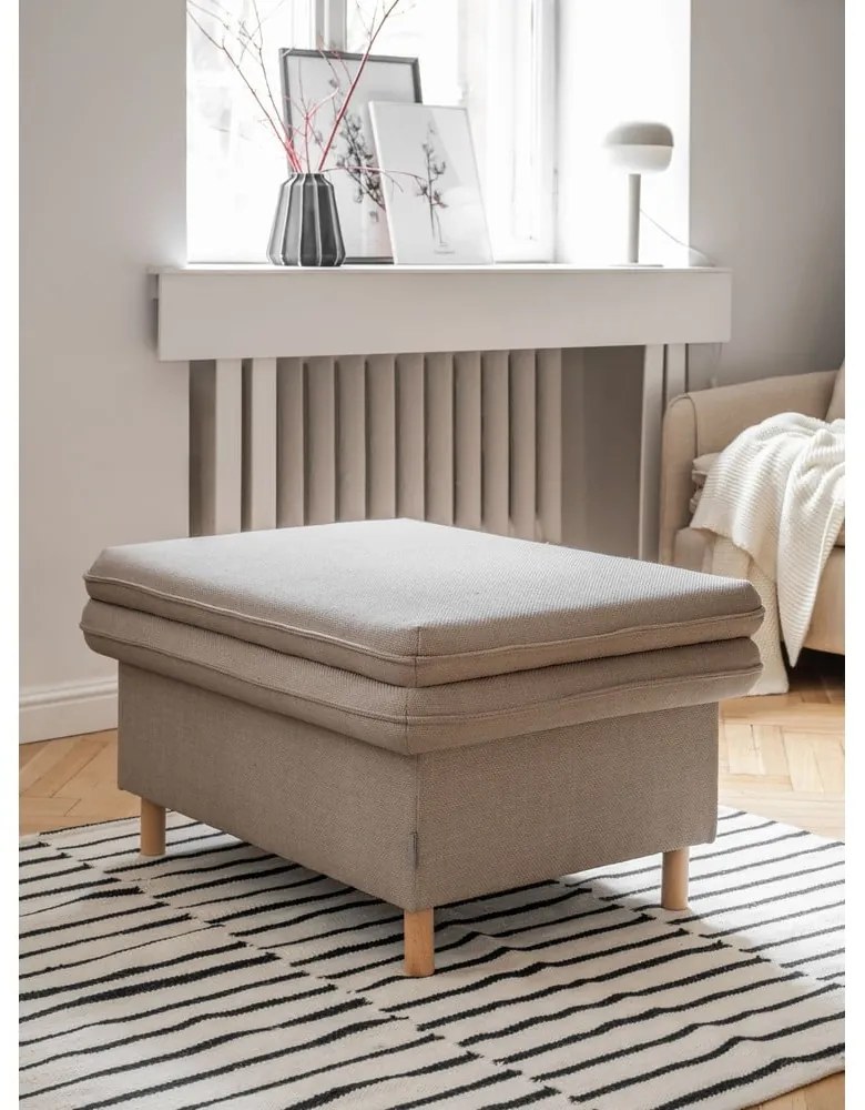 Светлокафява табуретка Simon – Miuform