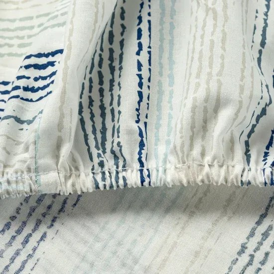 Чаршаф Makosatin - сини ивици Šírka: 220 cm | Dĺžka: 200 cm