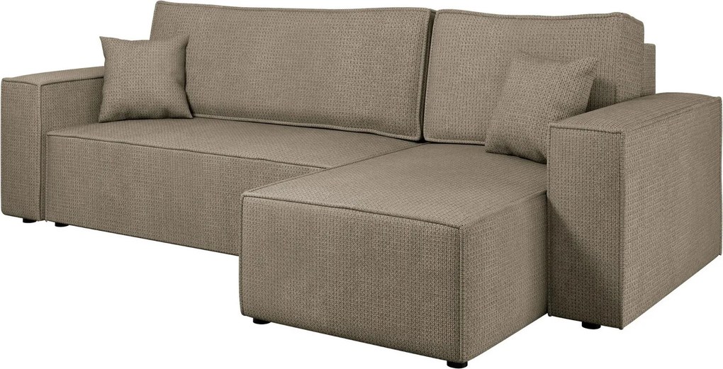 Ъглов диван Karl II-Кафяв