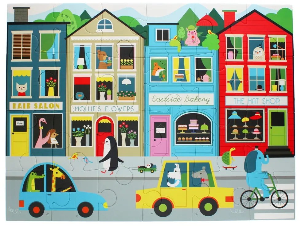 Пъзел (брой части 24) On Our Street – Rex London