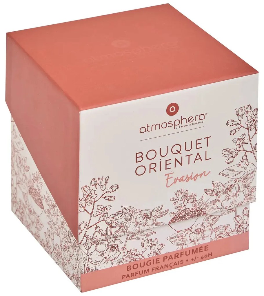 Ароматна свещ atmosphera Mael, Стъкло, 190 g - Bergamot & Jasmine