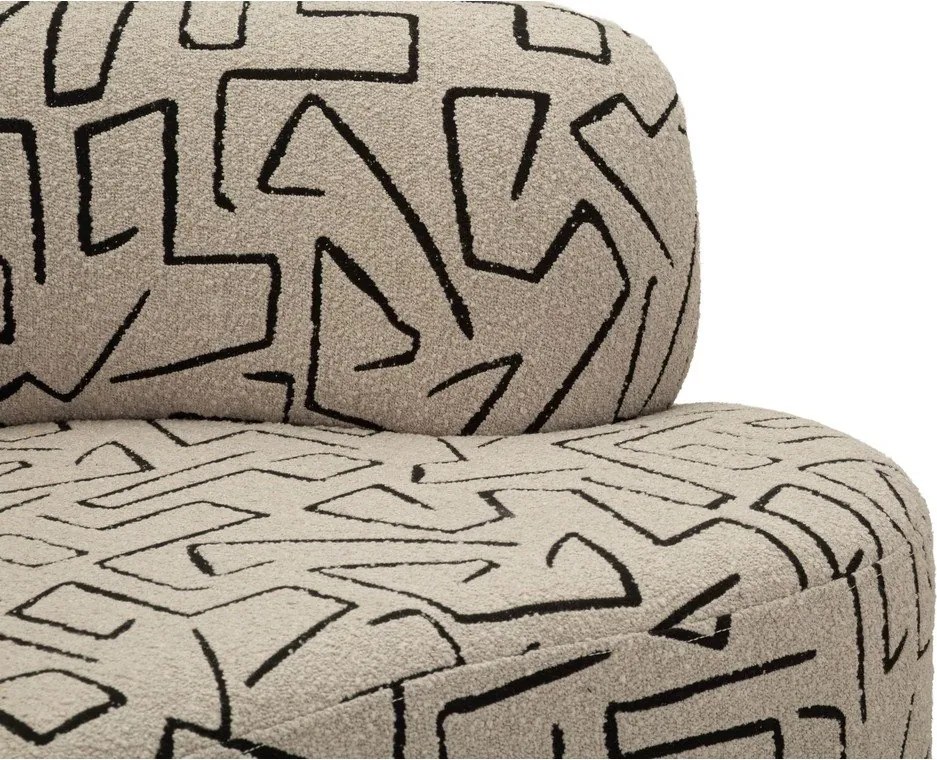 Бежов диван от букле 176 cm Nairobi – Mauro Ferretti