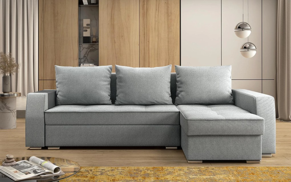 Разтегателен диван Наваро + подлакътник мини етажерка