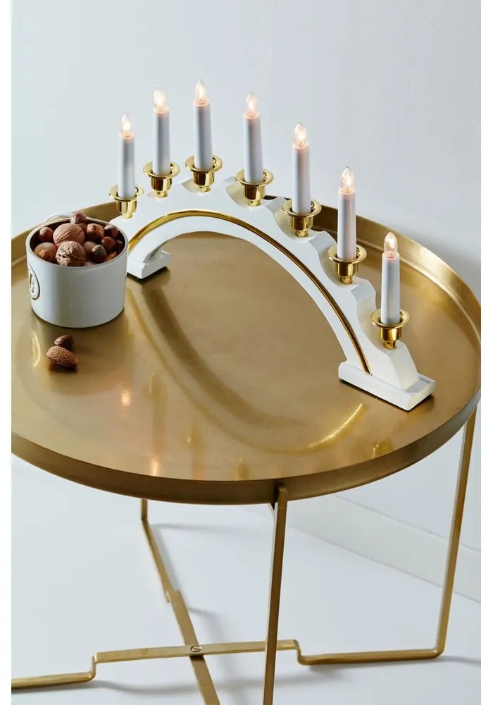 Бяло-златиста коледна светлинна украса Celine – Markslöjd