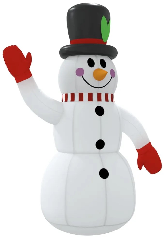 345369 vidaXL Надуваем снежен човек с LED, 300 см