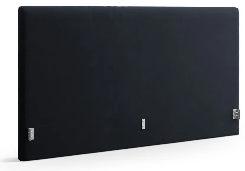 Тъмносиня тапицирана табла за легло 150,5x100 cm Remo – Micadoni