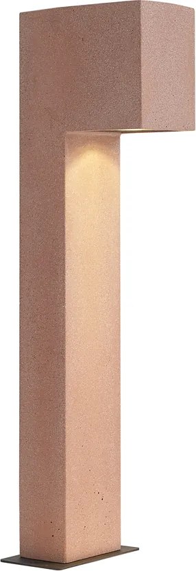 Модерна външна стълбова лампа теракота 65 см IP44 - Pompei