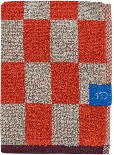 Оранжеви/бежови кърпи в комплект 2 бр. от органичен памук от тери 40x55 cm Retro – Mette Ditmer Denmark