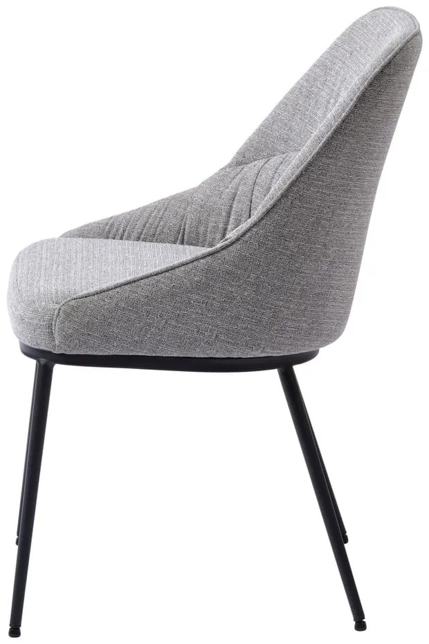 Сиви трапезни столове в комплект от 2 броя Meridian - Unique Furniture