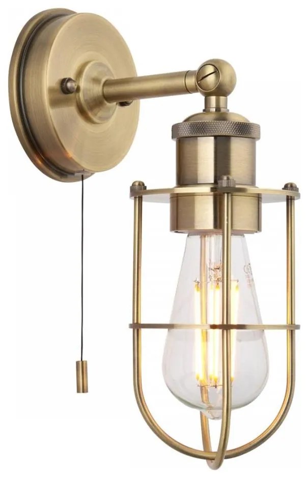 Endon 99952 - Аплик за баня CREW 1xE27/6W/230V IP44 месинг