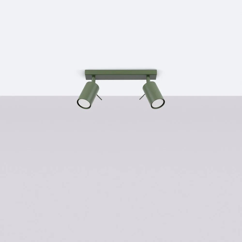 Зелен прожектор 6x30 cm Etna – Sollux