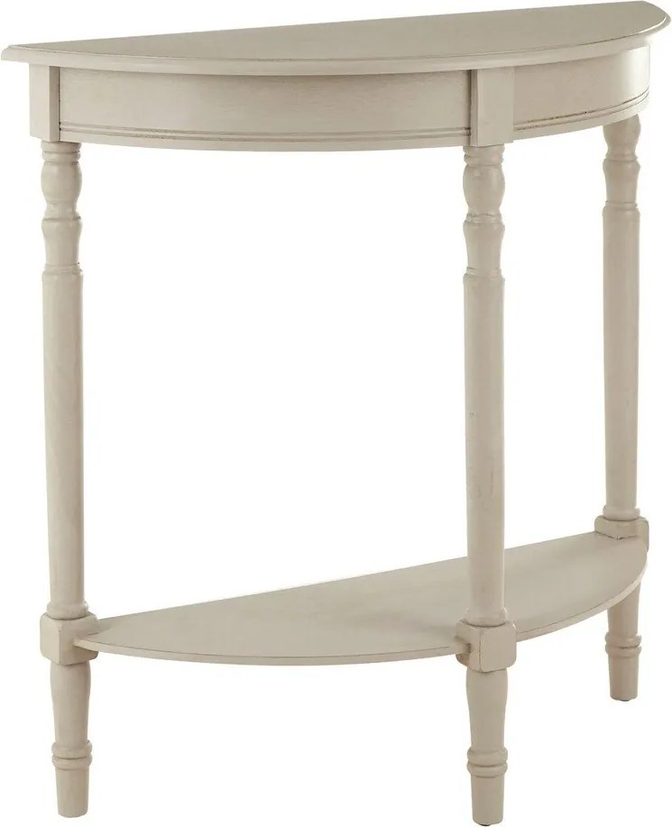 Бежова конзолна маса от масивен бор 30x80 cm Heritage – Premier Housewares