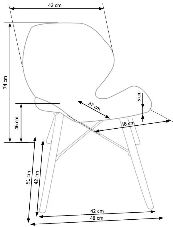 Трапезен стол KH281