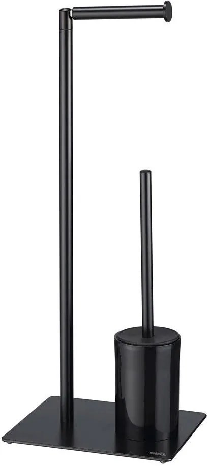 Държач за тоалетна хартия с четка Sealskin Geesa-Тъмно сиво