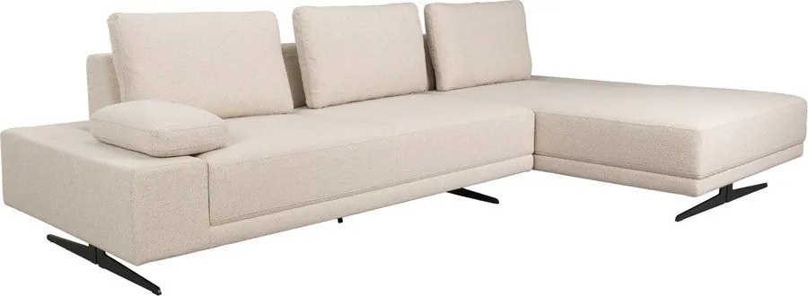 Кремав ъглов диван (десен ъгъл) Shelly – Dutchbone