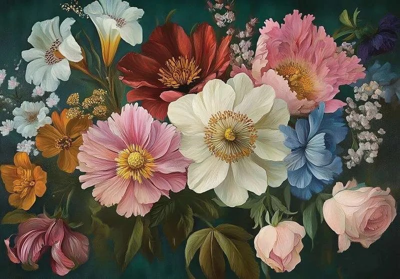 15658 - Тапет цветя