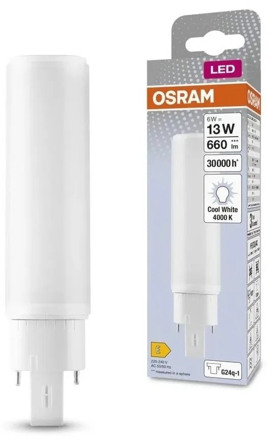 LED Крушка G24q-1/6W/230V 4000K - Osram