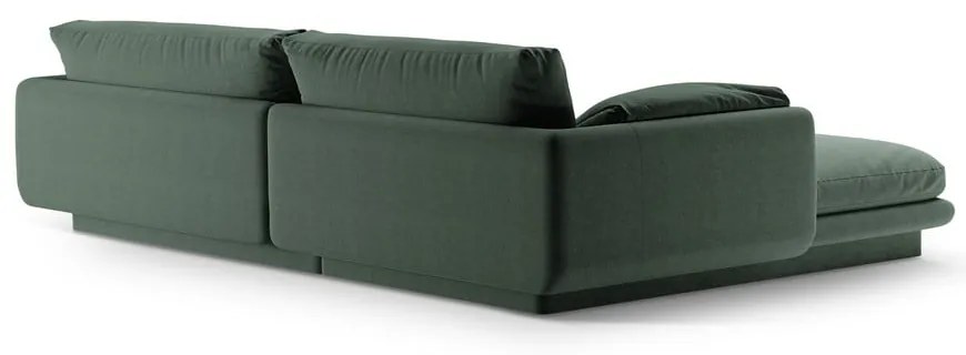 Тъмнозелен ъглов диван (десен ъгъл) Torino – Micadoni Home