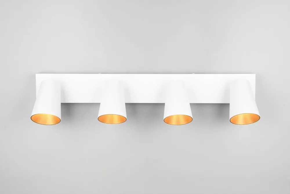 Бял прожектор ø 8 cm Sharp – Trio