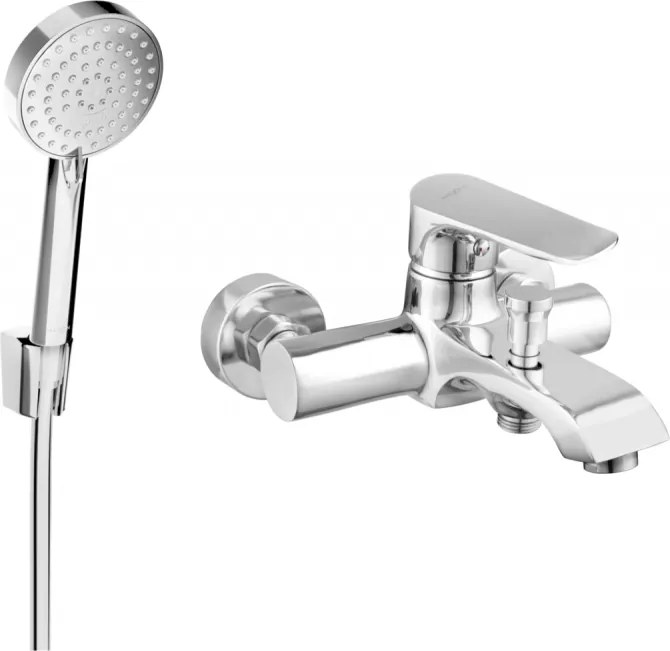 Mexen Pecos R75 смесител за вана с душ комплект, хром - 7273R75-00