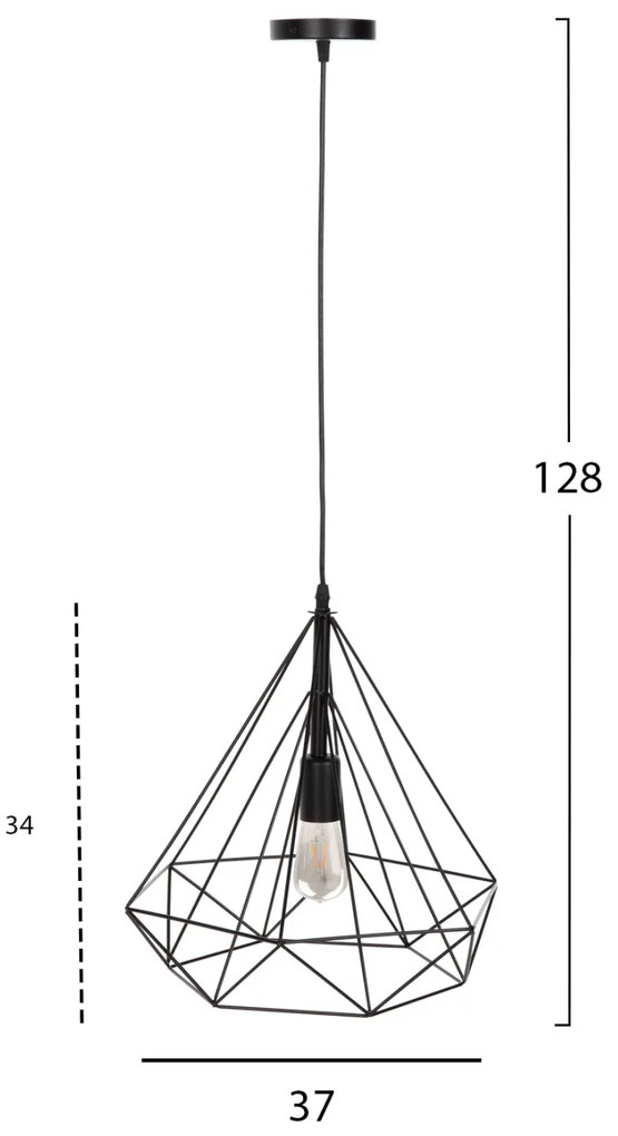 Лампа HM4064 черен цвят