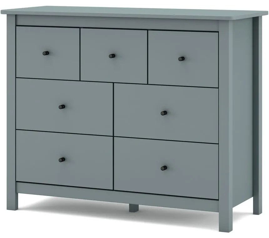 Скрин сиво-зелен от масивен бор 110x80x40 cm Misti – Marckeric