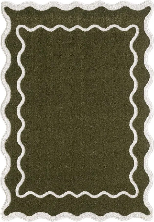 Тъмнозелен килим 160x230 cm Dolce – ESTE
