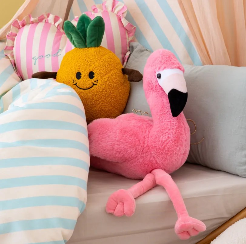 Детска плюшена играчка atmosphera Flamingo, 25 cm