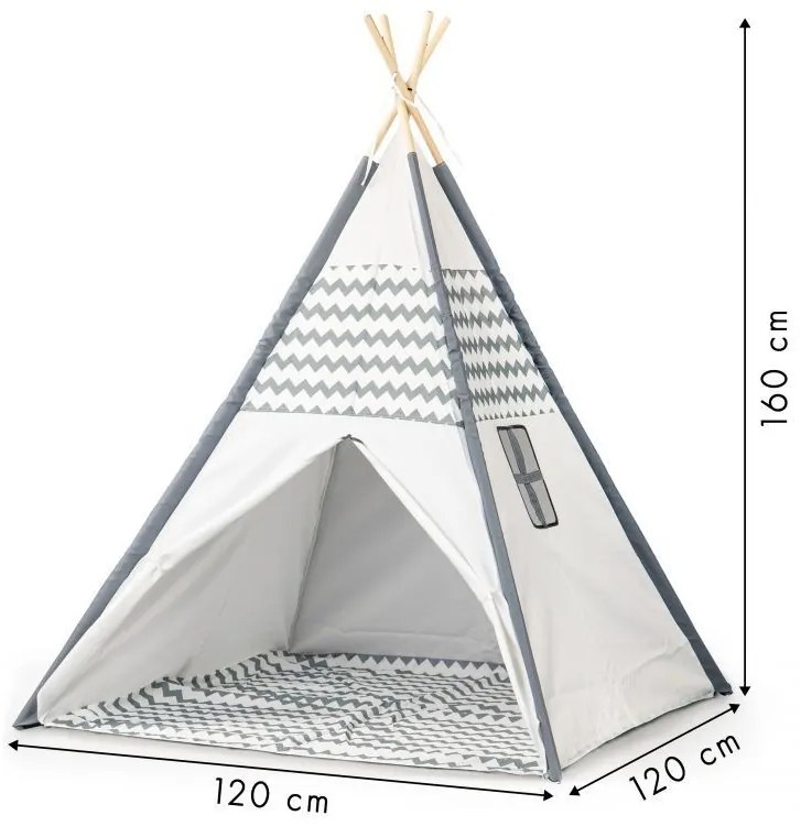 Палатка Teepee, къщичка за игра за деца