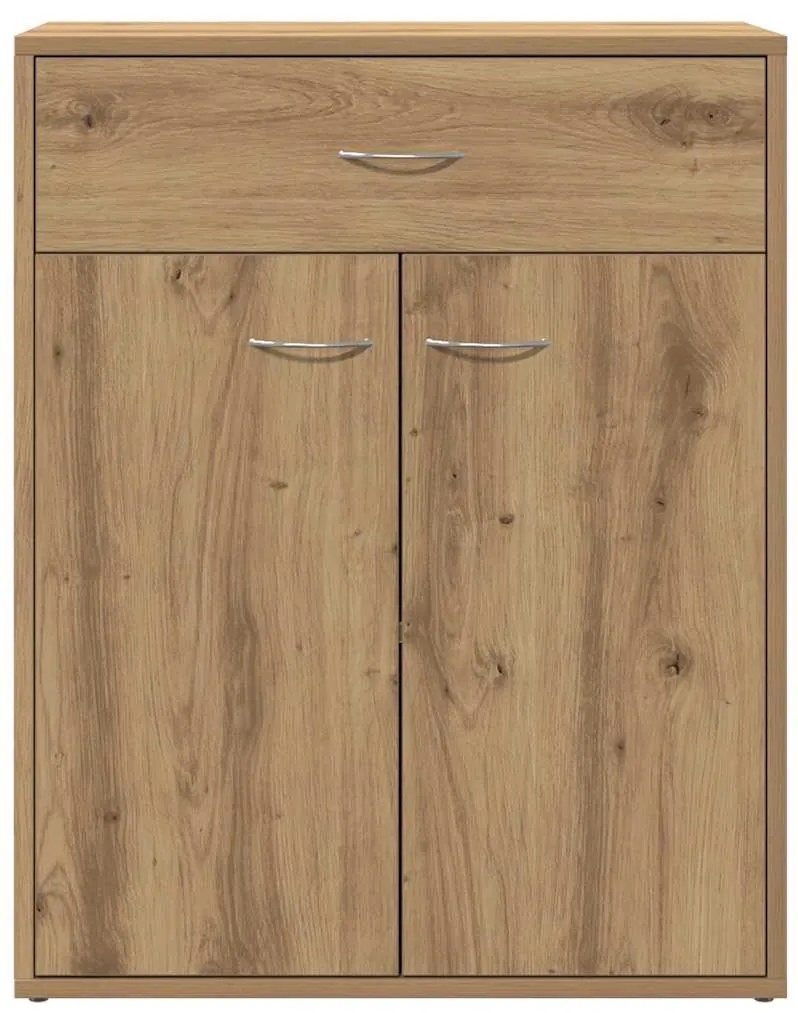 855897 vidaXL Сайдборд, дъб артизан, 60x30x75 см, инженерно дърво