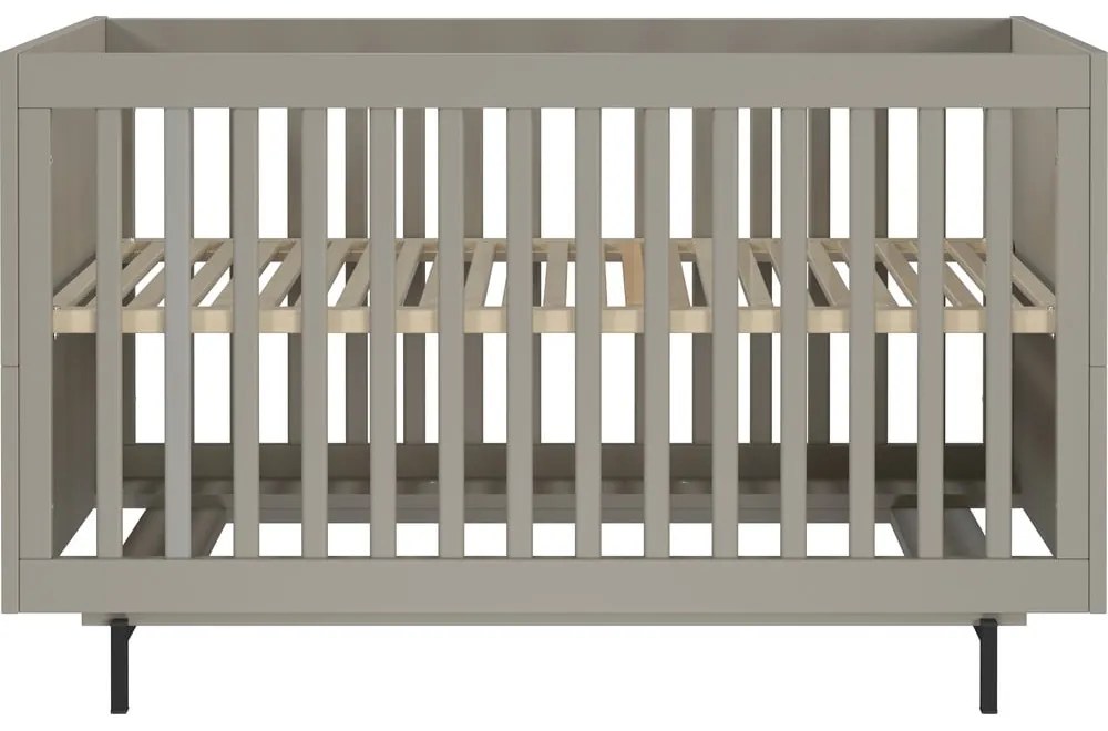 Сиво детско легло 70x140 cm с включена подматрачна рамка Tomino – Germania