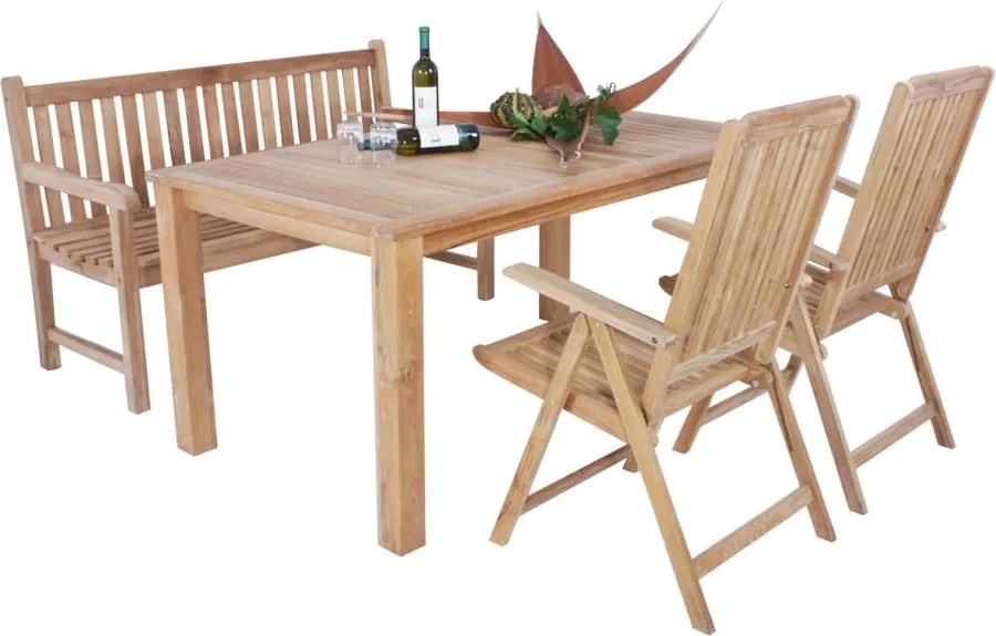 Градинска маса от тиково дърво Solo - Garden Pleasure