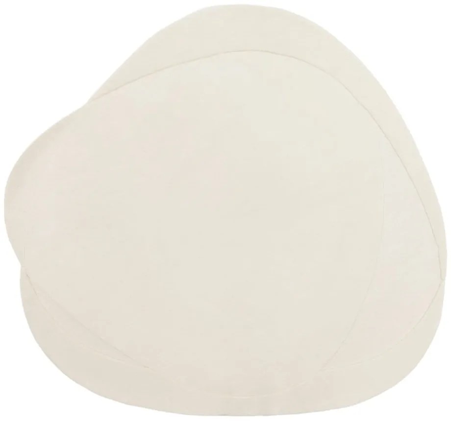 Бял вълнен килим 150x150 cm Olsen - Asiatic Carpets