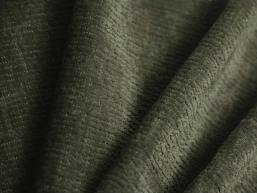 Зелено двойно легло 200x200 cm тапицирано с място за съхранение с включена подматрачна рамка Ovalo – Micadoni