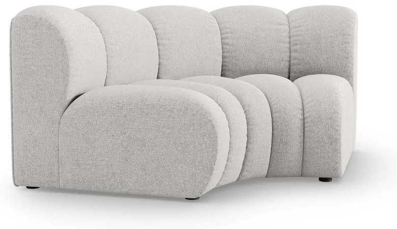 Светлосив шенилов модул за диван (променлив) Lupine – Micadoni