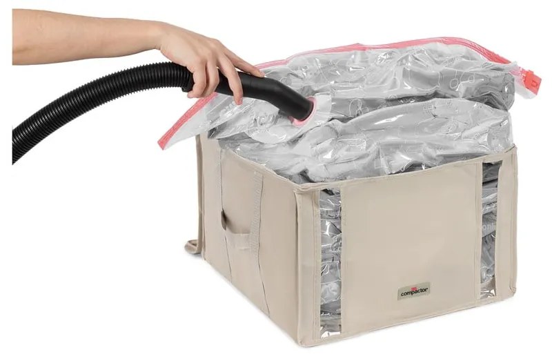 Вакуумна текстилна кутия за съхранение на дрехи 42x40x25 cm Life – Compactor