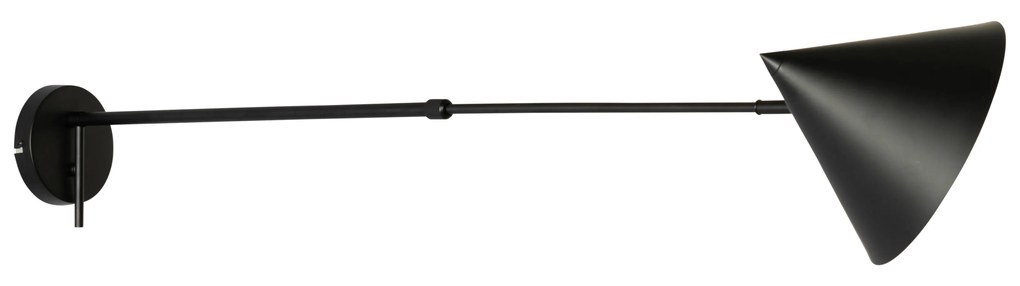 Дизайнерски стенен аплик черен регулируем - Triangolo
