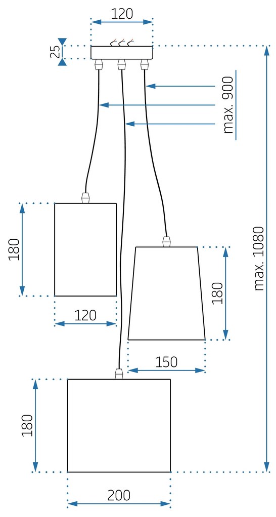 Лампа APP971-3cp