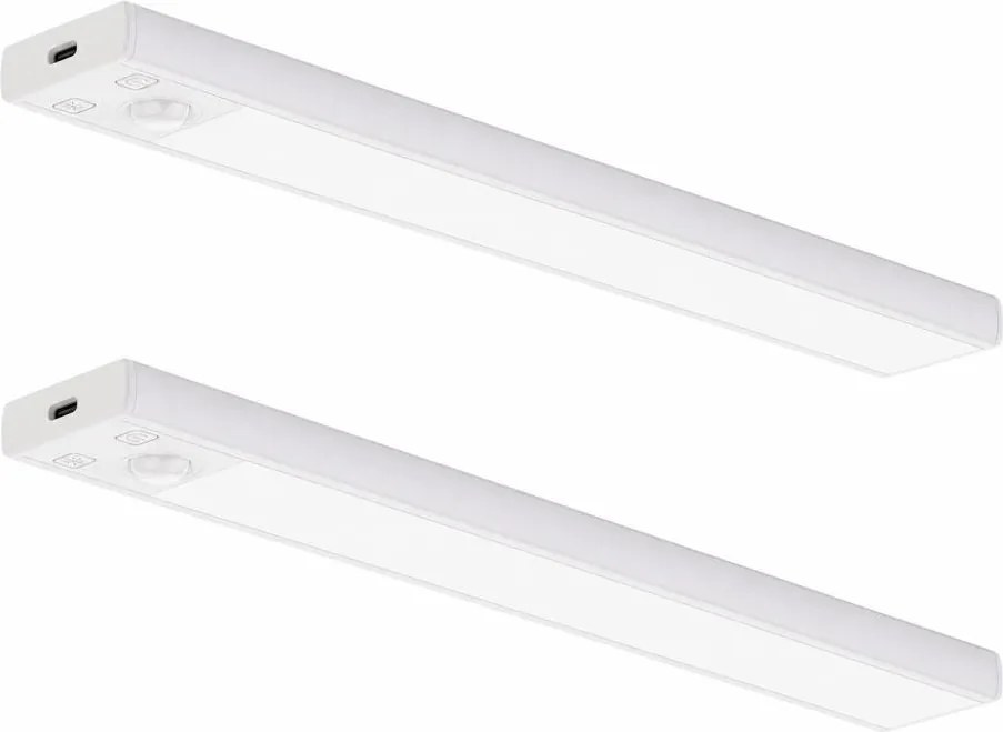 КОМПЛЕКТ 2x презареждаемо LED осветление за мебели със сензор VIRO LED/1,2W/800 mAh 30cm CCT бяло