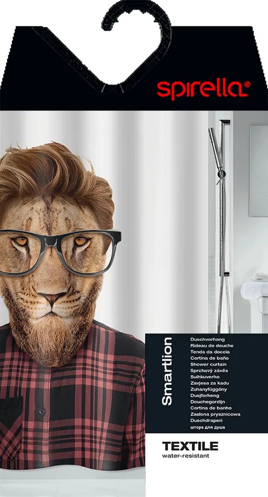 Завеса за душ 180x200 cm Smartlion – Spirella