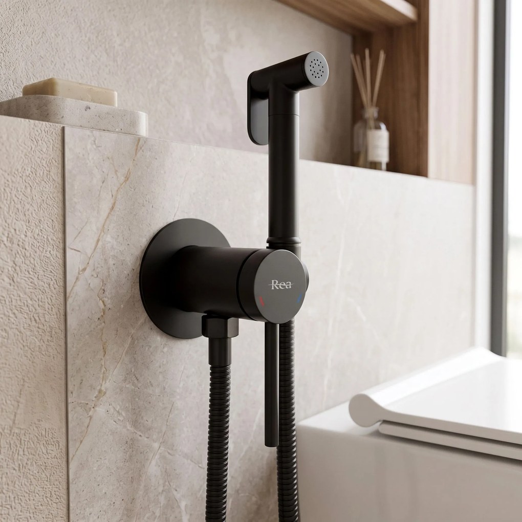 Смесител за биде Rea Foss Clif Black