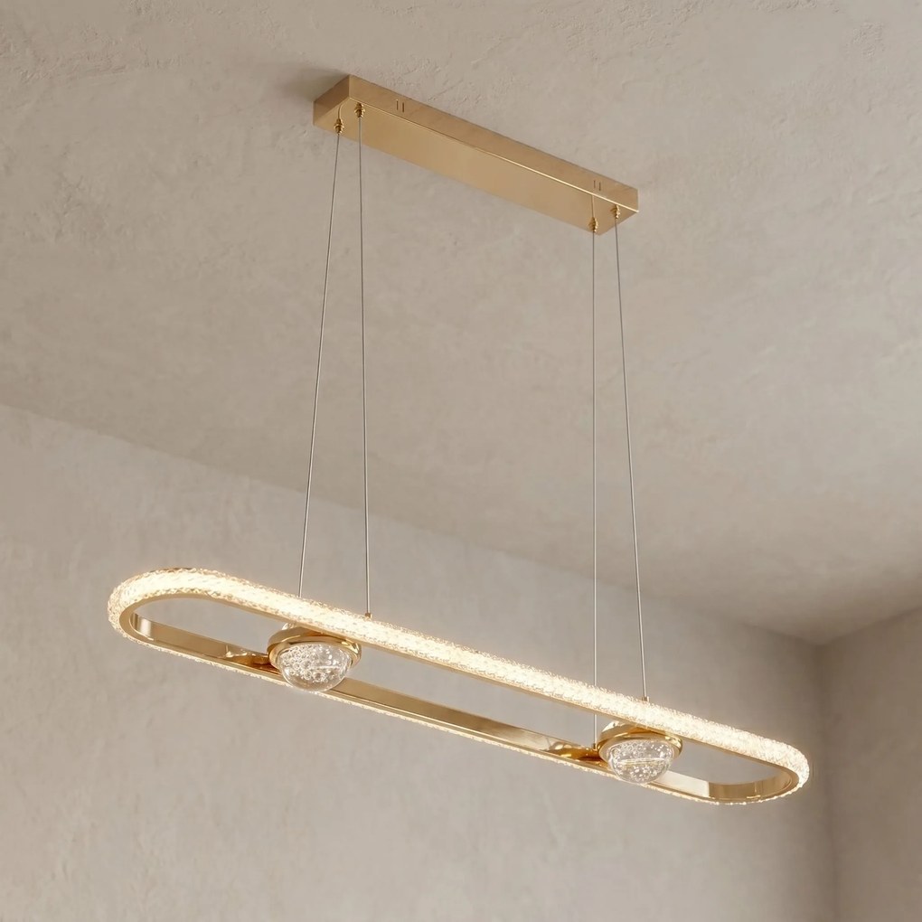 ВИСЯЩА ТАВАННА ЛАМПА LED G159-CP GOLD