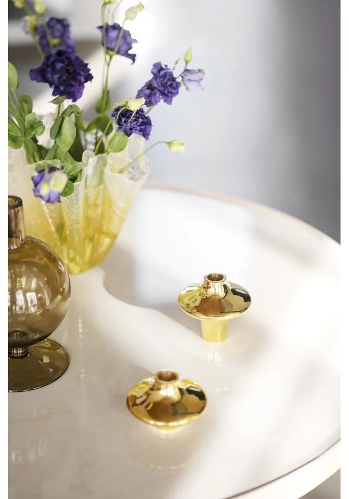 Кръгла масичка за кафе с керамичен плот естествена 90x90 cm Marsden – Rowico