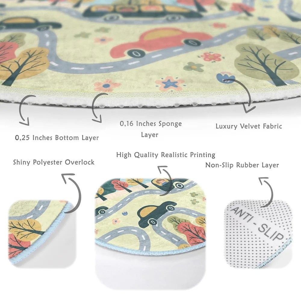 Детски килим ø 80 cm Comfort - Mila Home