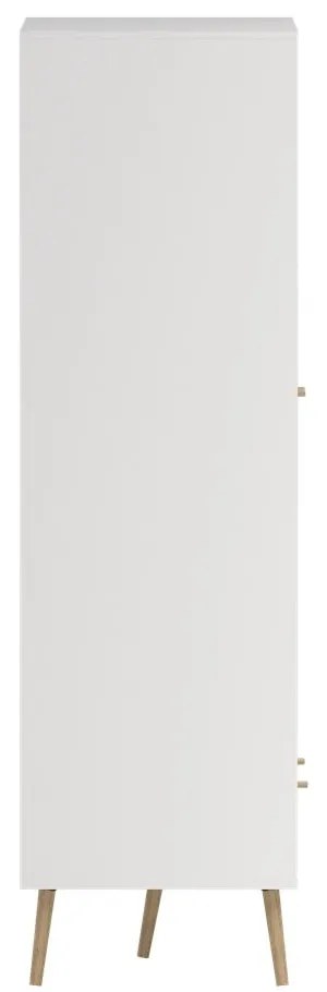 Бял гардероб 99x200 cm Bodo - Tvilum