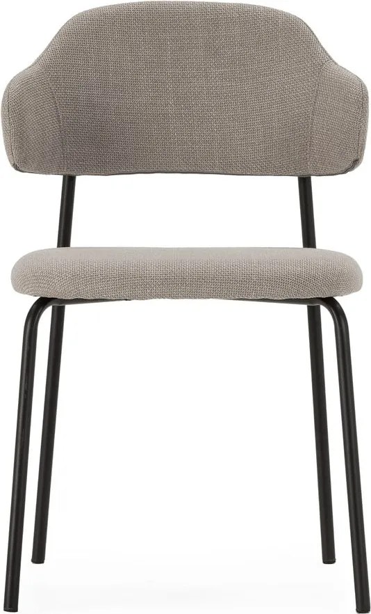 Светлосиви трапезни столове в комплект от 4 бр. Adriel – Marckeric