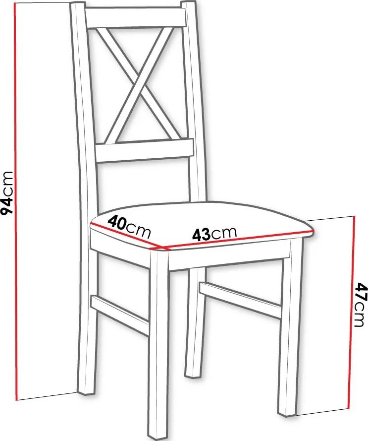 Стол Nile X - Leuko-Anthraki