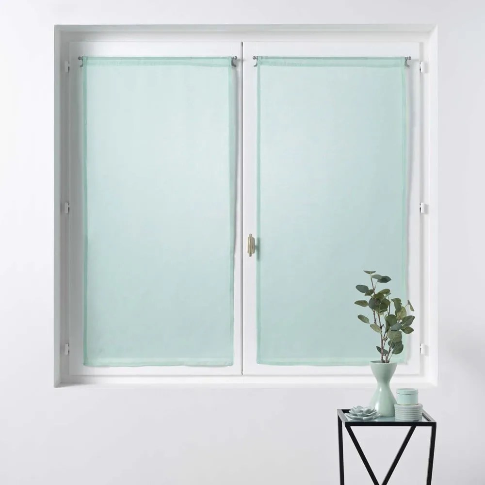 Завеси в комплект от 2 бр. в цвят мента 60x120 cm Sandra – douceur d'intérieur