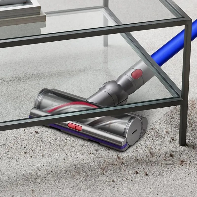 Вертикална прахосмукачка Dyson V11 Advanced Nickel/Purple 479333-01, 200AW, 760 мл, 125000 об/мин, Автомония 60 мин, HEPA, Лилав/Никел